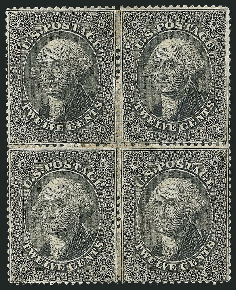 US Stamps Prices Scott Catalog #36: 12c 1857 Washington. Robert Siegel Auction Galleries, Apr 2010, Sale 984, Lot 181