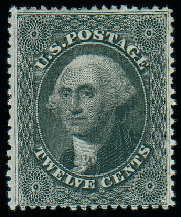US Stamps Price Scott Catalog 36: 12c 1857 Washington. Matthew Bennett International, Jun 2008, Sale 328, Lot 524
