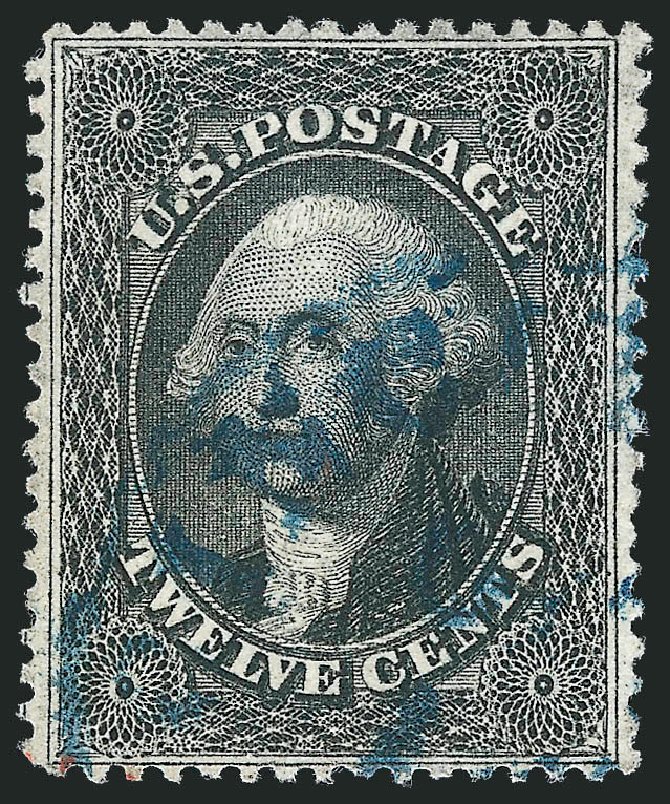 Costs of US Stamp Scott Catalogue # 36 - 1857 12c Washington. Robert Siegel Auction Galleries, Nov 2012, Sale 1034, Lot 64