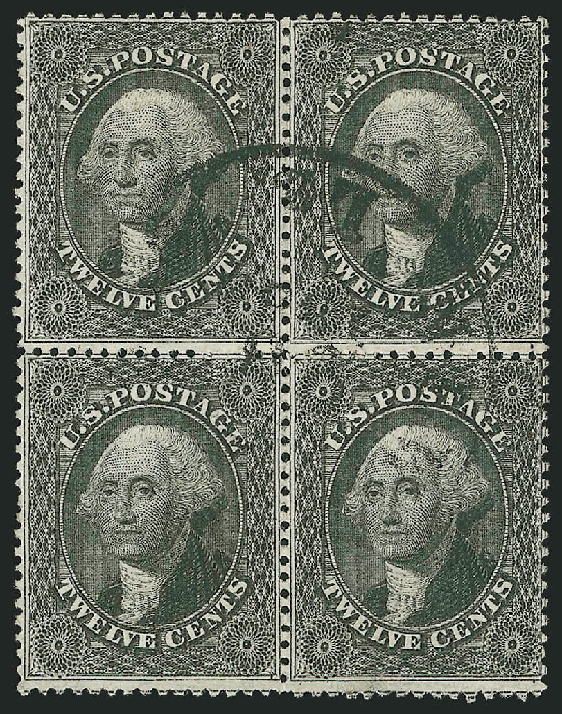 Cost of US Stamps Scott Catalog # 36: 1857 12c Washington. Robert Siegel Auction Galleries, Nov 2014, Sale 1084, Lot 3164