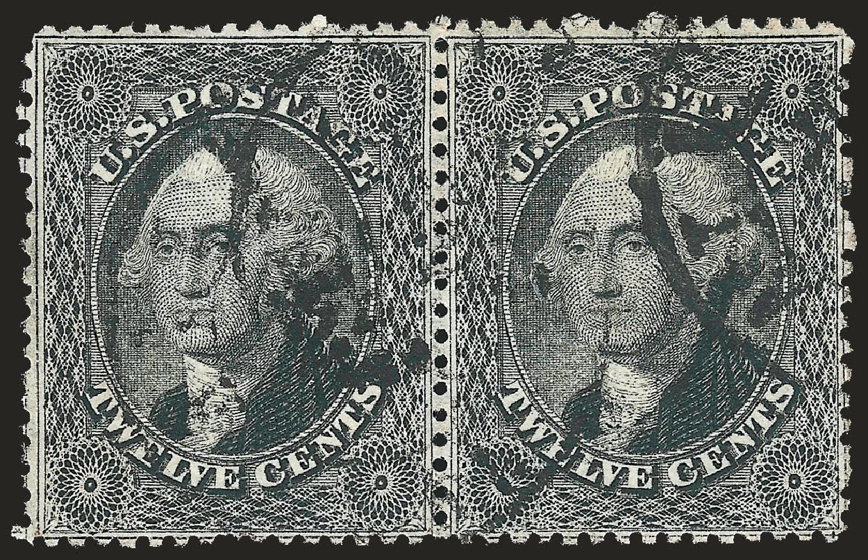 US Stamp Price Scott Catalog 36: 12c 1857 Washington. Robert Siegel Auction Galleries, Apr 2010, Sale 984, Lot 184