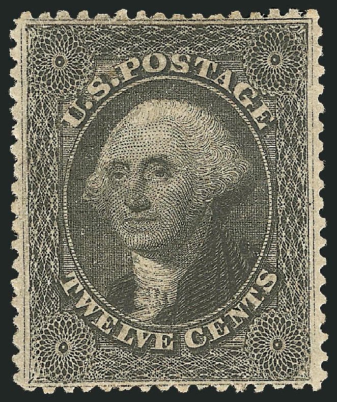 Prices of US Stamps Scott Catalog # 36: 12c 1857 Washington. Robert Siegel Auction Galleries, Oct 2008, Sale 963, Lot 412