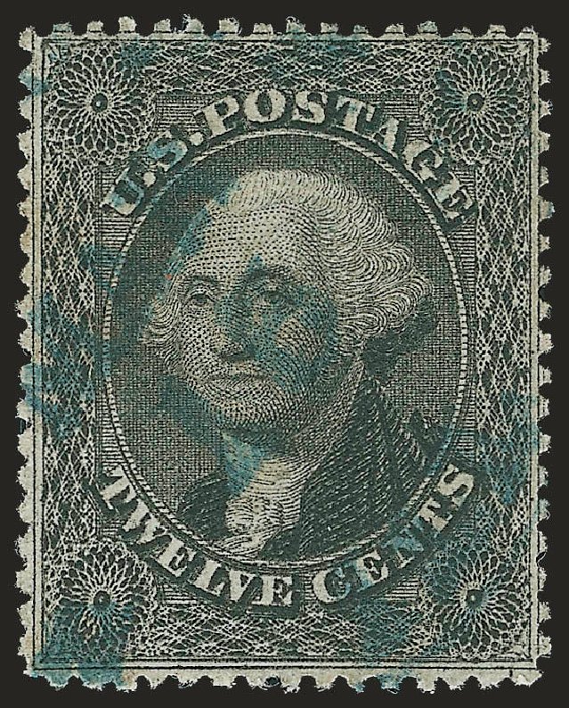 Cost of US Stamp Scott Cat. 36: 12c 1857 Washington. Robert Siegel Auction Galleries, Sep 2009, Sale 976, Lot 1262