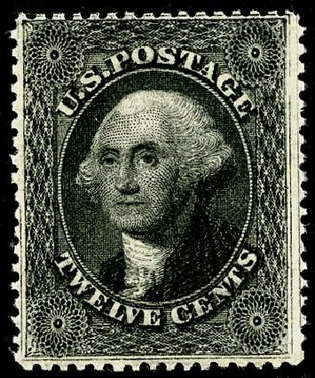 Price of US Stamps Scott Catalog # 36: 12c 1857 Washington. Matthew Bennett International, May 2008, Sale 327, Lot 43