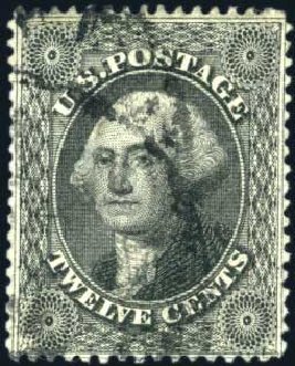 Costs of US Stamps Scott Catalogue #36: 12c 1857 Washington. Harmer-Schau Auction Galleries, Mar 2011, Sale 89, Lot 106
