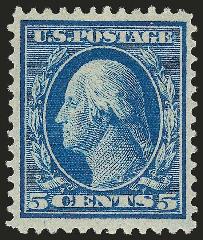 Price of US Stamp Scott Catalogue 361: 5c 1909 Washington Bluish Paper. Robert Siegel Auction Galleries, Sep 2009, Sale 976, Lot 1946