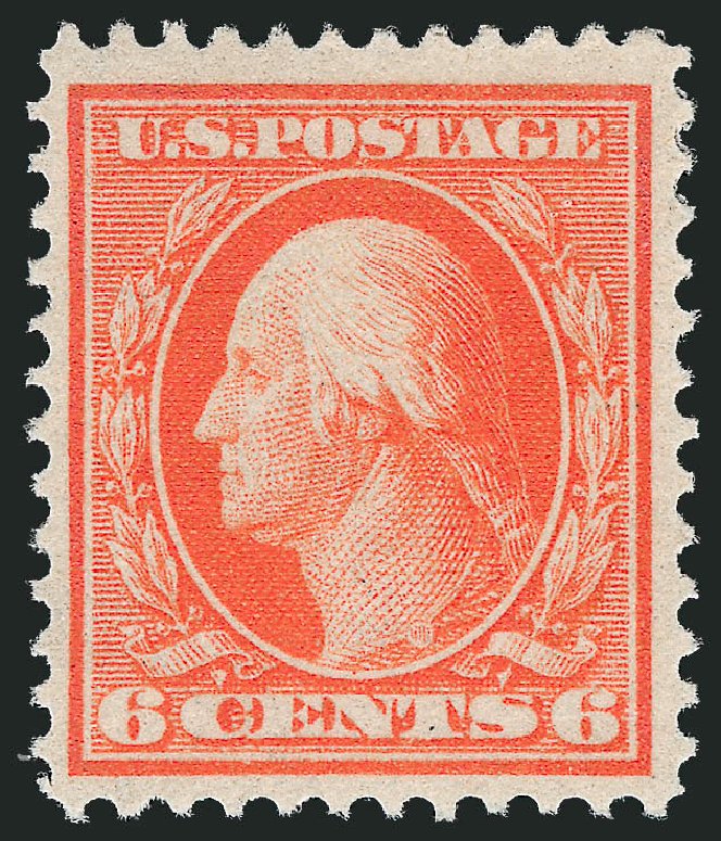 Values of US Stamp Scott Catalogue 362: 6c 1909 Washington Bluish Paper. Robert Siegel Auction Galleries, Oct 2011, Sale 1013, Lot 378