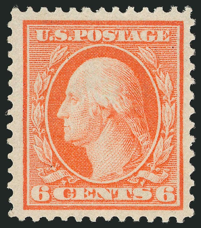 Values of US Stamps Scott # 362: 6c 1909 Washington Bluish Paper. Robert Siegel Auction Galleries, Oct 2011, Sale 1014, Lot 1808