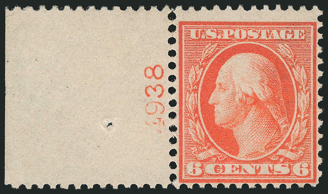 Values of US Stamp Scott Catalog #362: 6c 1909 Washington Bluish Paper. Robert Siegel Auction Galleries, Dec 2012, Sale 1037, Lot 2008