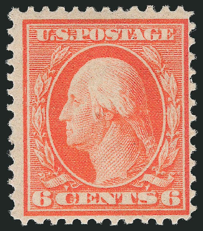 Value of US Stamps Scott Catalogue 362: 6c 1909 Washington Bluish Paper. Robert Siegel Auction Galleries, Oct 2011, Sale 1014, Lot 1810