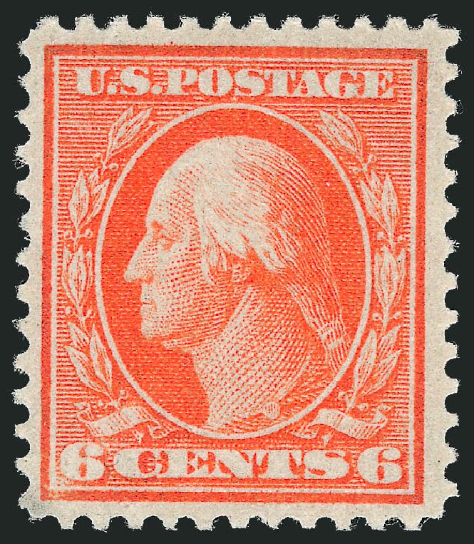 US Stamps Prices Scott 362: 6c 1909 Washington Bluish Paper. Robert Siegel Auction Galleries, Oct 2010, Sale 997, Lot 5915