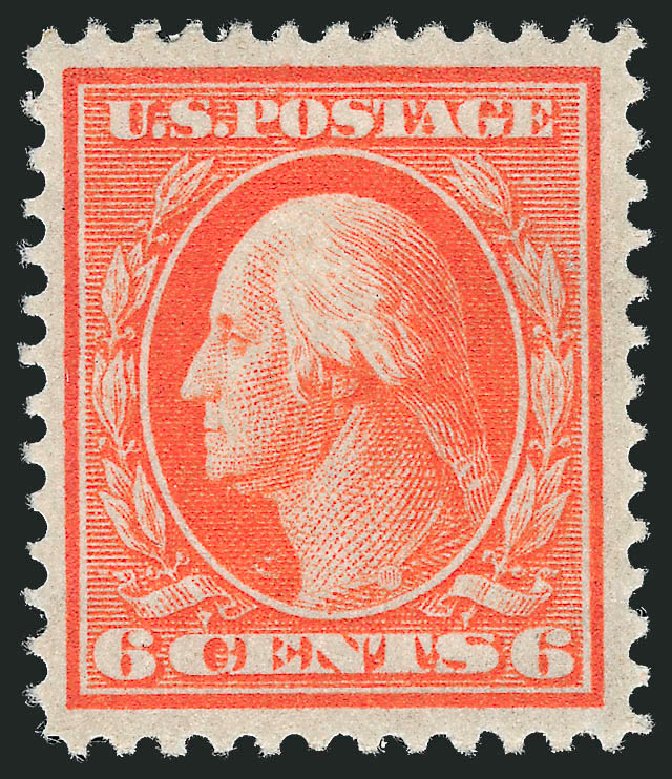 Value of US Stamps Scott 362: 6c 1909 Washington Bluish Paper. Robert Siegel Auction Galleries, Jun 2010, Sale 992, Lot 2442