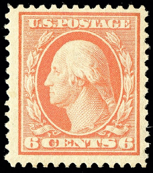Price of US Stamps Scott Cat. # 362 - 1909 6c Washington Bluish Paper. Spink Shreves Galleries, May 2014, Sale 148, Lot 273