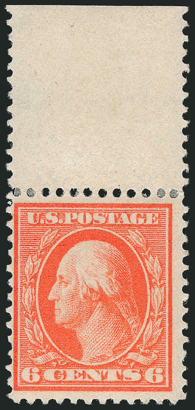 Price of US Stamp Scott 362 - 6c 1909 Washington Bluish Paper. Robert Siegel Auction Galleries, Mar 2012, Sale 1021, Lot 496