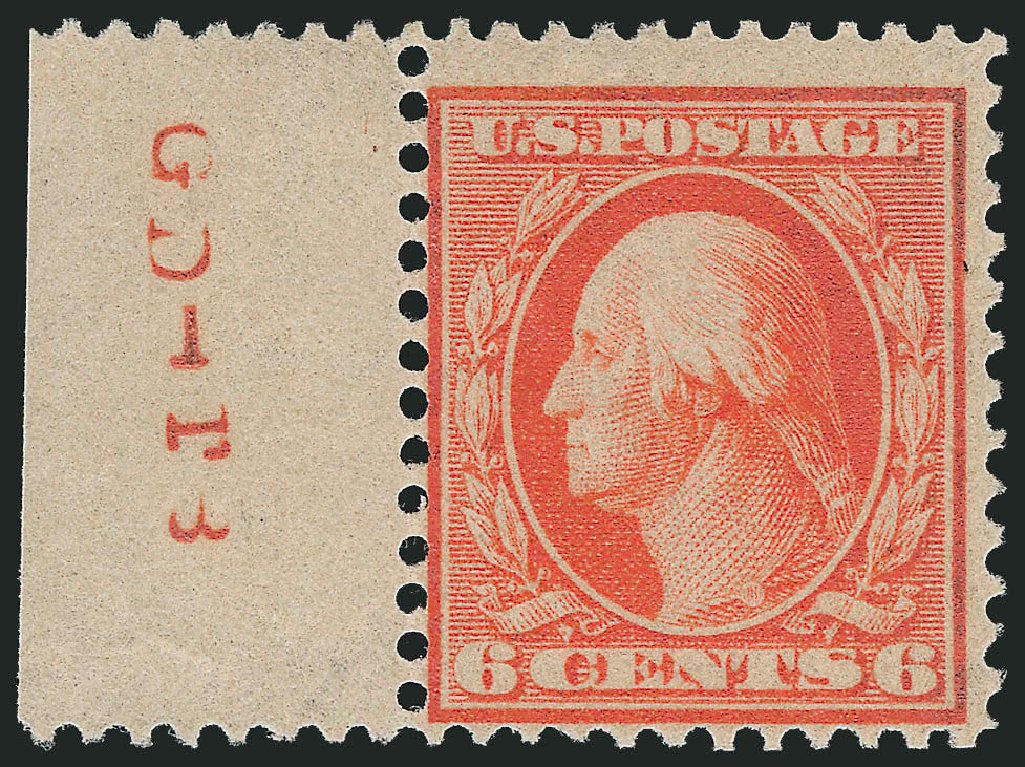 US Stamp Values Scott Catalog # 362: 6c 1909 Washington Bluish Paper. Robert Siegel Auction Galleries, Apr 2010, Sale 984, Lot 816