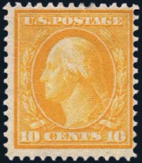 Price of US Stamps Scott # 364: 1909 10c Washington Bluish Paper. Harmer-Schau Auction Galleries, May 2013, Sale 97, Lot 377