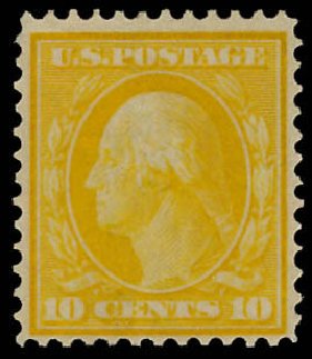 Price of US Stamps Scott Catalog #364 - 10c 1909 Washington Bluish Paper. Daniel Kelleher Auctions, Jun 2012, Sale 630, Lot 1777