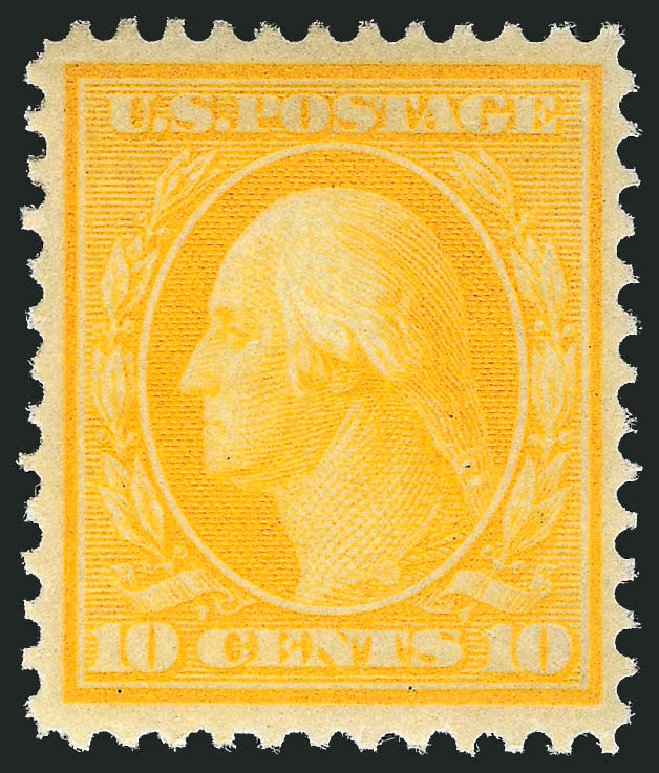 Prices of US Stamp Scott Catalog 364 - 10c 1909 Washington Bluish Paper. Robert Siegel Auction Galleries, Mar 2014, Sale 1067, Lot 1447