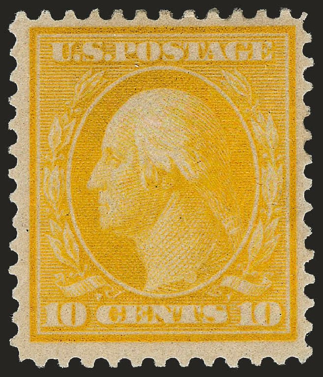 US Stamps Price Scott Catalogue 364: 10c 1909 Washington Bluish Paper. Robert Siegel Auction Galleries, Dec 2008, Sale 967, Lot 4697