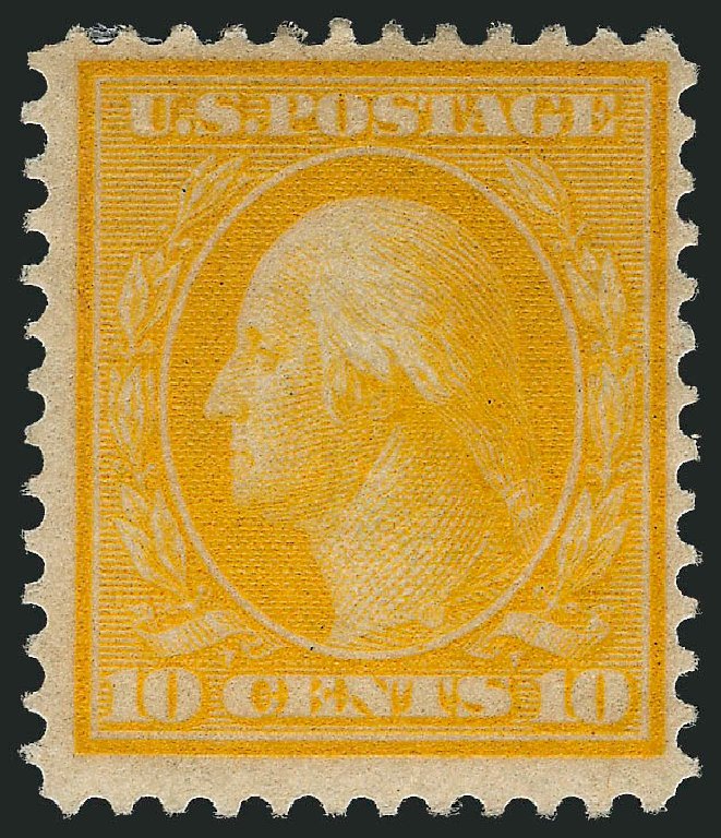 US Stamp Price Scott Cat. 364: 1909 10c Washington Bluish Paper. Robert Siegel Auction Galleries, Mar 2012, Sale 1021, Lot 498