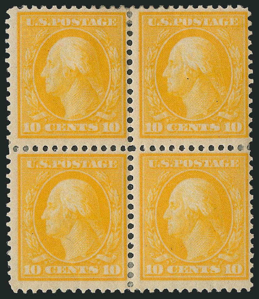 Value of US Stamps Scott Cat. # 364: 10c 1909 Washington Bluish Paper. Robert Siegel Auction Galleries, Mar 2013, Sale 1040, Lot 1738