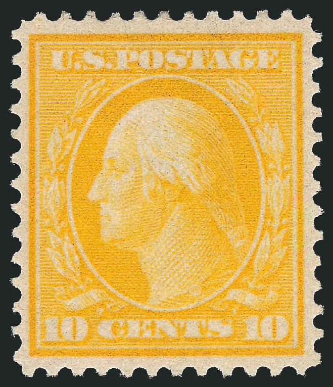 US Stamps Value Scott Catalogue 364: 10c 1909 Washington Bluish Paper. Robert Siegel Auction Galleries, Oct 2010, Sale 997, Lot 5920