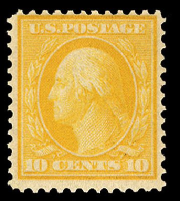 Value of US Stamp Scott Catalogue 364: 10c 1909 Washington Bluish Paper. Cherrystone Auctions, Mar 2009, Sale 200903, Lot 211