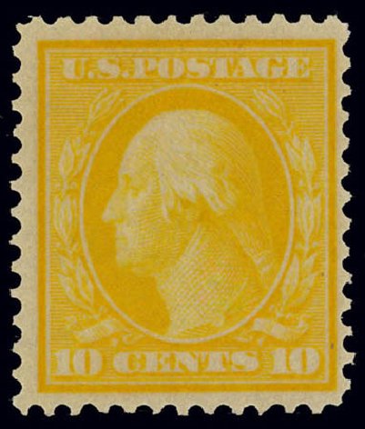 Costs of US Stamp Scott #364 - 1909 10c Washington Bluish Paper. Daniel Kelleher Auctions, Feb 2013, Sale 634, Lot 235