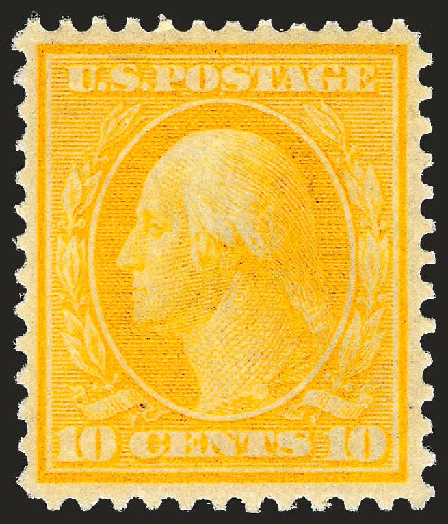 Values of US Stamps Scott Cat. #364 - 1909 10c Washington Bluish Paper. Robert Siegel Auction Galleries, Sep 2008, Sale 962, Lot 2675