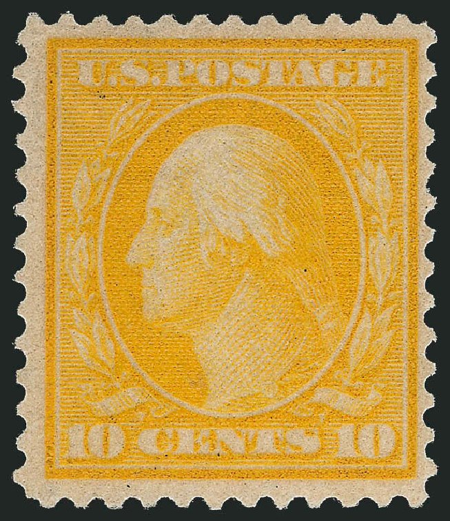 Price of US Stamp Scott Cat. #364 - 10c 1909 Washington Bluish Paper. Robert Siegel Auction Galleries, Mar 2014, Sale 1067, Lot 1446