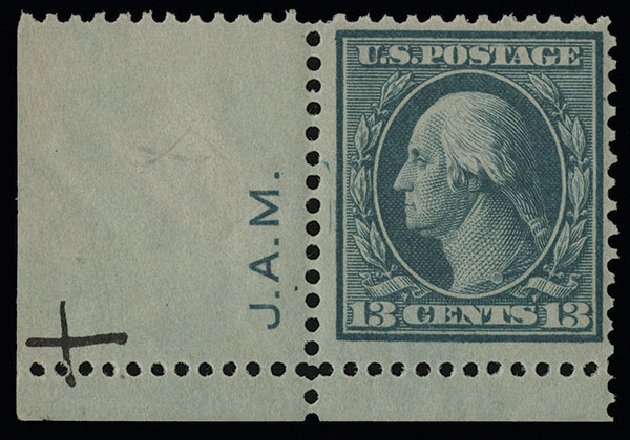 Price of US Stamps Scott Catalogue 365 - 1909 13c Washington Bluish Paper. Spink Shreves Galleries, Aug 2013, Sale 144, Lot 219