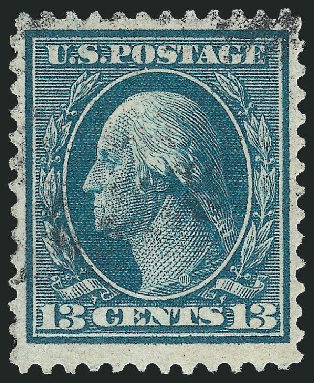 Value of US Stamps Scott Cat. #365: 13c 1909 Washington Bluish Paper. Robert Siegel Auction Galleries, Mar 2011, Sale 1007, Lot 2670