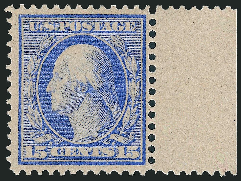 Prices of US Stamps Scott # 366 - 15c 1909 Washington Bluish Paper. Robert Siegel Auction Galleries, Apr 2010, Sale 984, Lot 818