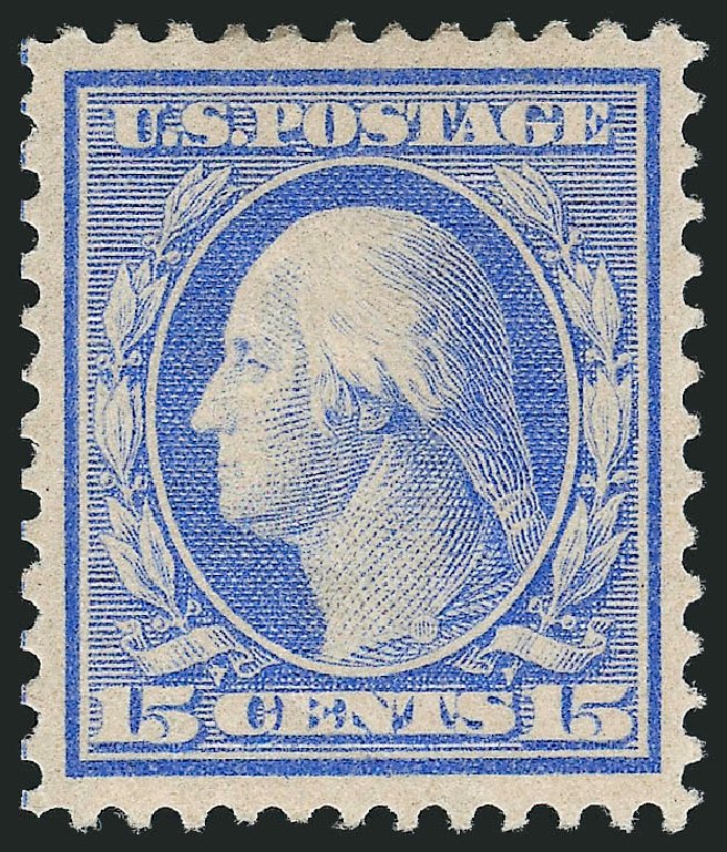 Costs of US Stamp Scott Catalogue 366 - 15c 1909 Washington Bluish Paper. Robert Siegel Auction Galleries, Mar 2013, Sale 1040, Lot 1743