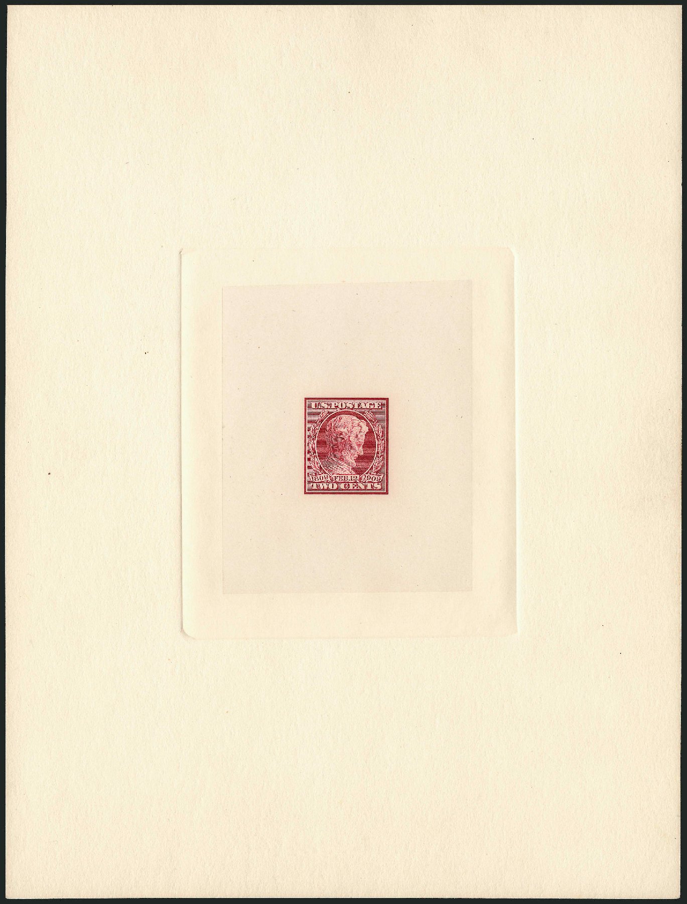 US Stamps Value Scott Cat. # 367 - 1909 2c Lincoln. Robert Siegel Auction Galleries, Jun 2012, Sale 1026, Lot 1079