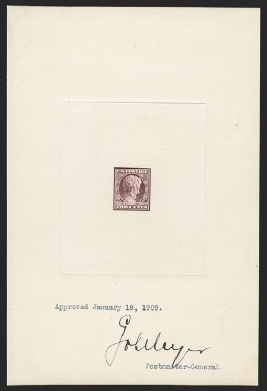 US Stamps Values Scott 367 - 2c 1909 Lincoln. Spink Shreves Galleries, Nov 2012, Sale 141, Lot 140