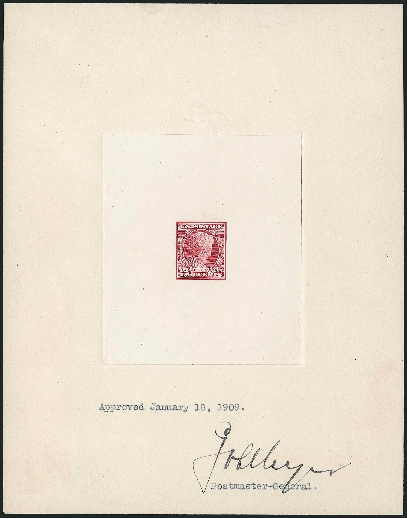 Prices of US Stamps Scott Cat. 367: 1909 2c Lincoln. Robert Siegel Auction Galleries, Oct 2010, Sale 997, Lot 5046