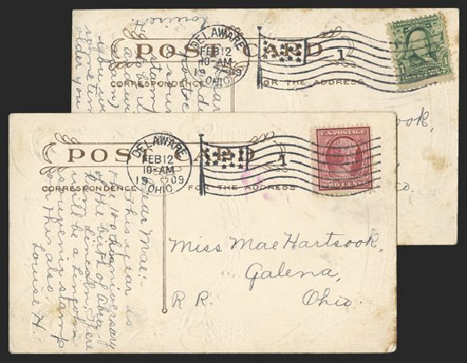 Value of US Stamp Scott Cat. #367: 1909 2c Lincoln. Spink Shreves Galleries, Nov 2012, Sale 141, Lot 146