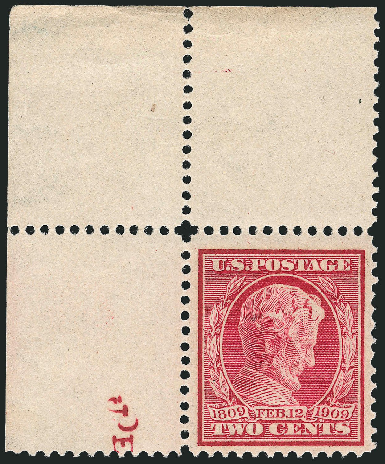Prices of US Stamps Scott Catalog #369: 2c 1909 Lincoln Bluish Paper. Robert Siegel Auction Galleries, Mar 2013, Sale 1040, Lot 1747