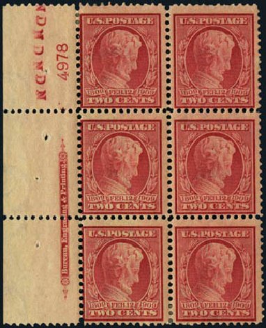 Costs of US Stamp Scott Catalog #369 - 1909 2c Lincoln Bluish Paper. Harmer-Schau Auction Galleries, Oct 2011, Sale 91, Lot 278