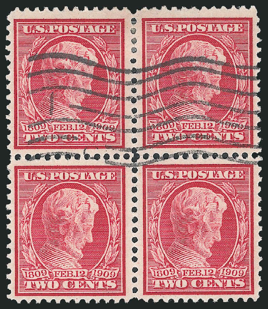 US Stamp Values Scott Catalogue #369 - 2c 1909 Lincoln Bluish Paper. Robert Siegel Auction Galleries, Oct 2011, Sale 1014, Lot 1828