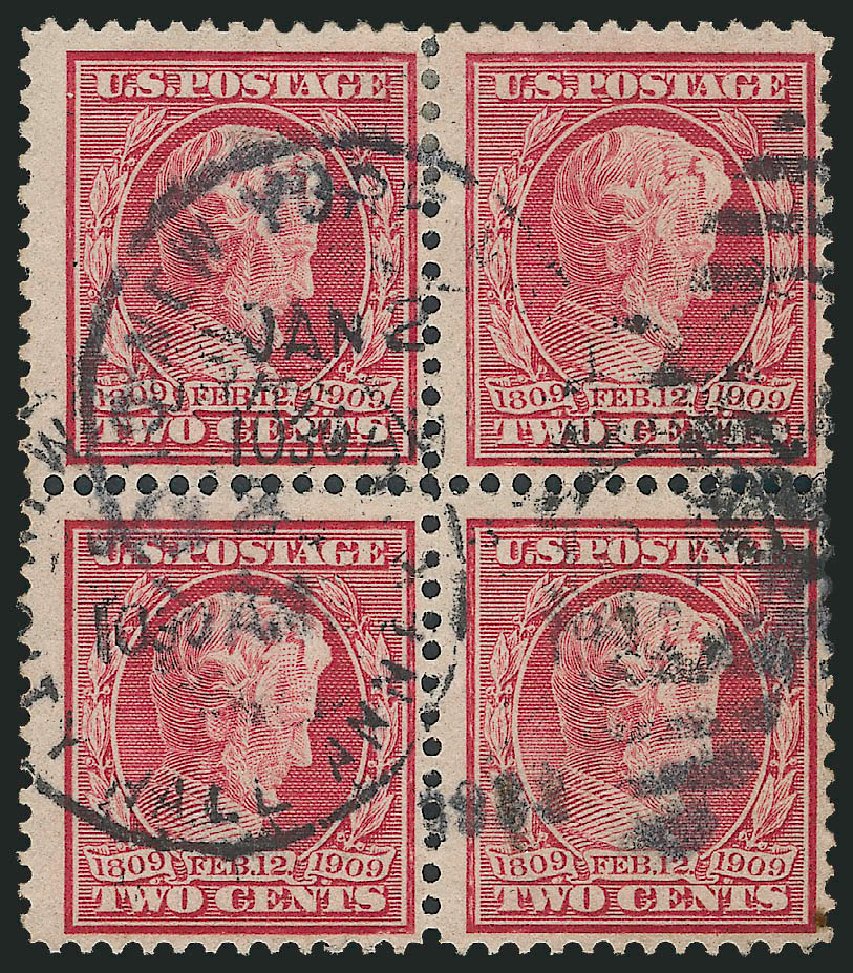 Prices of US Stamp Scott Catalogue # 369 - 2c 1909 Lincoln Bluish Paper. Robert Siegel Auction Galleries, Mar 2012, Sale 1019, Lot 748