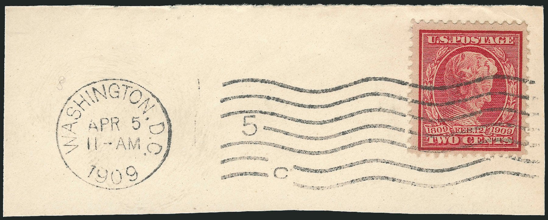 Values of US Stamp Scott Catalog #369 - 1909 2c Lincoln Bluish Paper. Robert Siegel Auction Galleries, Mar 2013, Sale 1040, Lot 1748