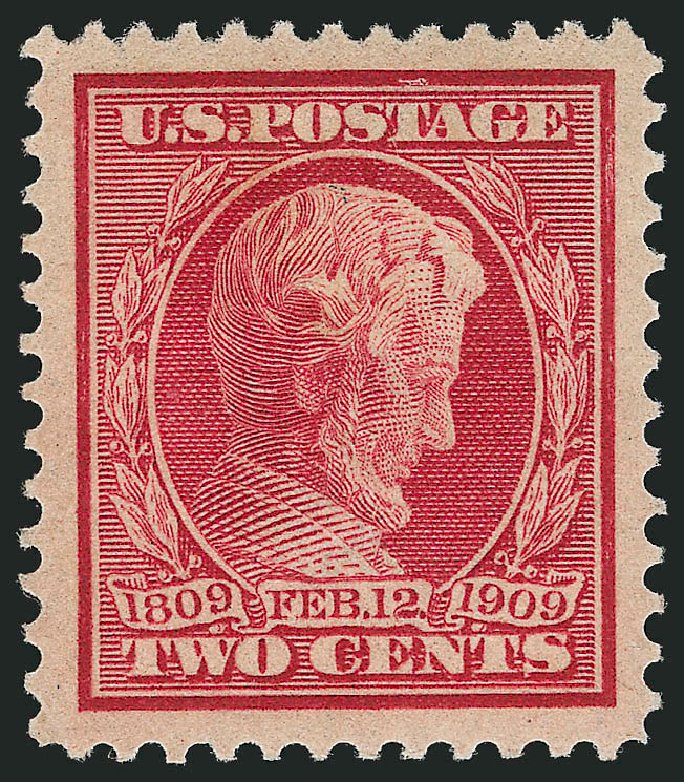 Value of US Stamps Scott Cat. # 369 - 1909 2c Lincoln Bluish Paper. Robert Siegel Auction Galleries, Feb 2015, Sale 1093, Lot 178