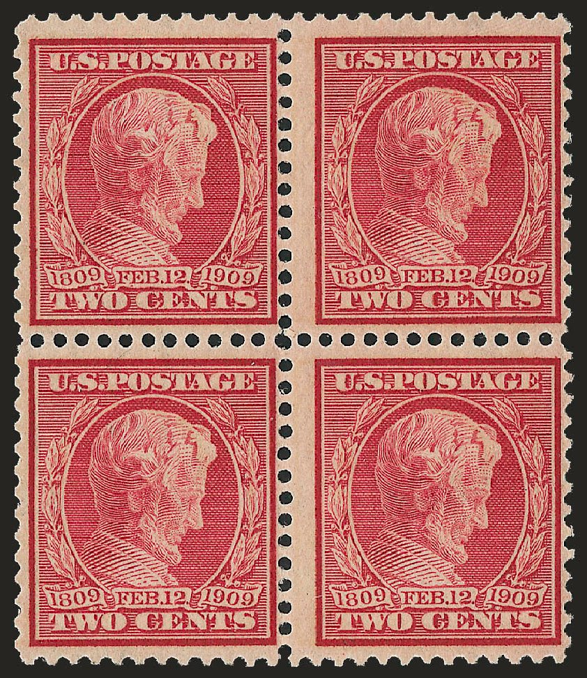 Value of US Stamps Scott Cat. 369: 1909 2c Lincoln Bluish Paper. Robert Siegel Auction Galleries, Sep 2009, Sale 976, Lot 1958