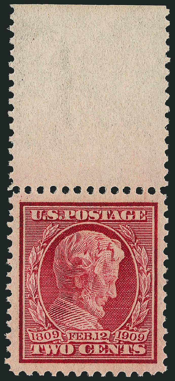US Stamp Price Scott Catalog 369 - 1909 2c Lincoln Bluish Paper. Robert Siegel Auction Galleries, Sep 2008, Sale 962, Lot 2680