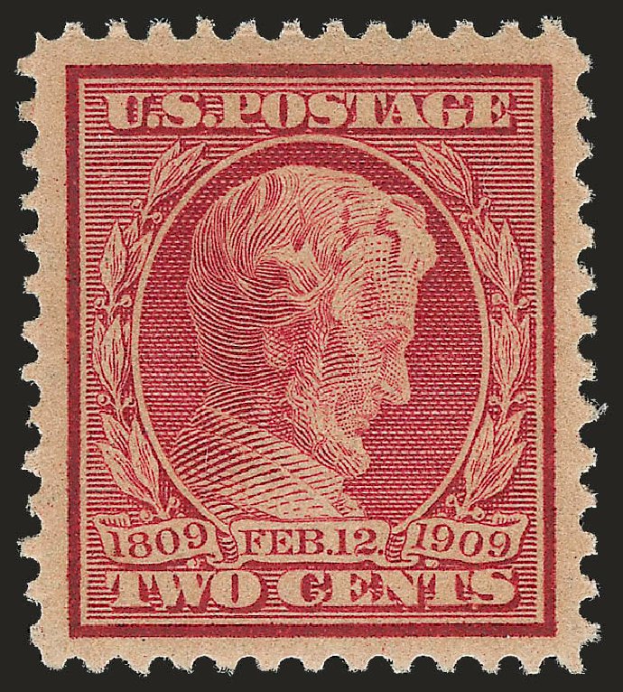 US Stamp Values Scott # 369 - 2c 1909 Lincoln Bluish Paper. Robert Siegel Auction Galleries, Apr 2010, Sale 984, Lot 820