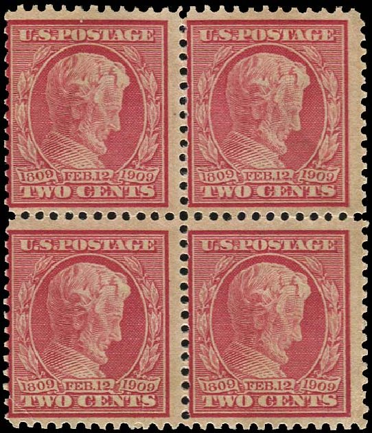 Cost of US Stamps Scott Catalog # 369: 1909 2c Lincoln Bluish Paper. Regency-Superior, Jan 2015, Sale 109, Lot 1151