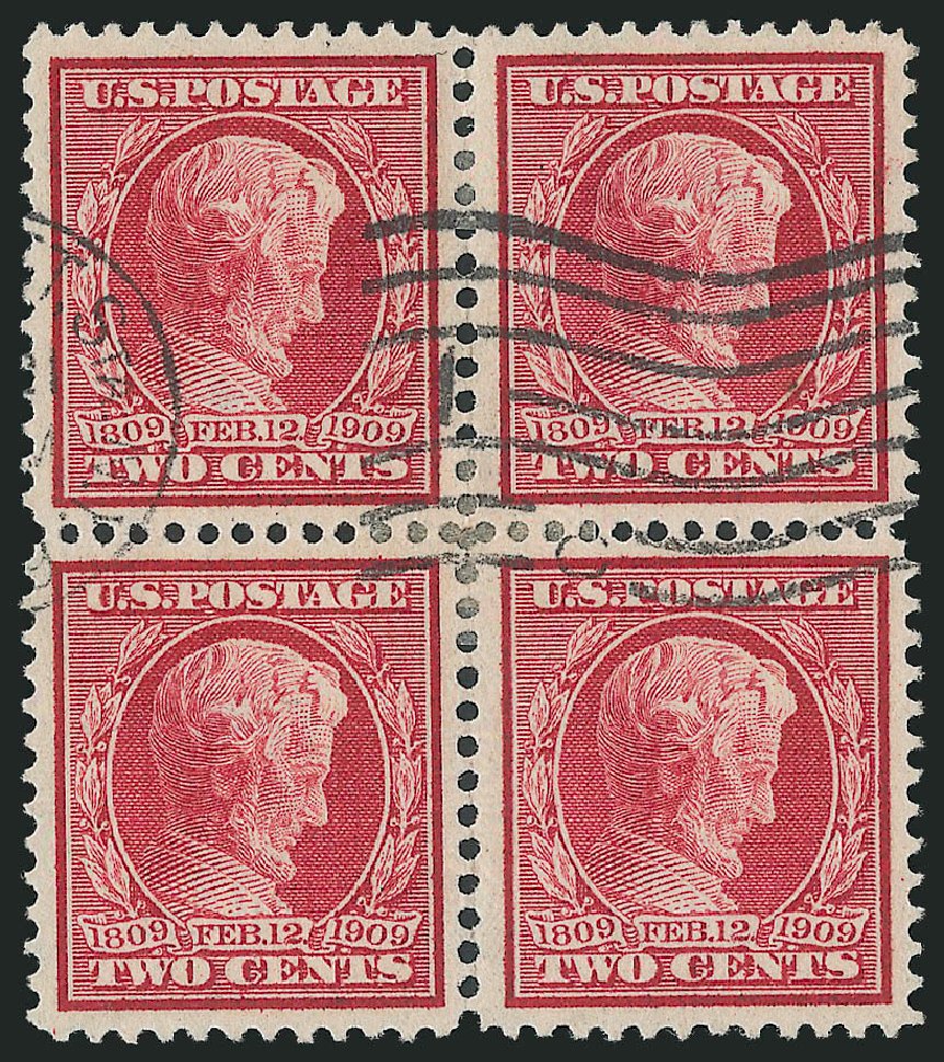 US Stamp Price Scott 369 - 1909 2c Lincoln Bluish Paper. Robert Siegel Auction Galleries, Feb 2015, Sale 1093, Lot 181