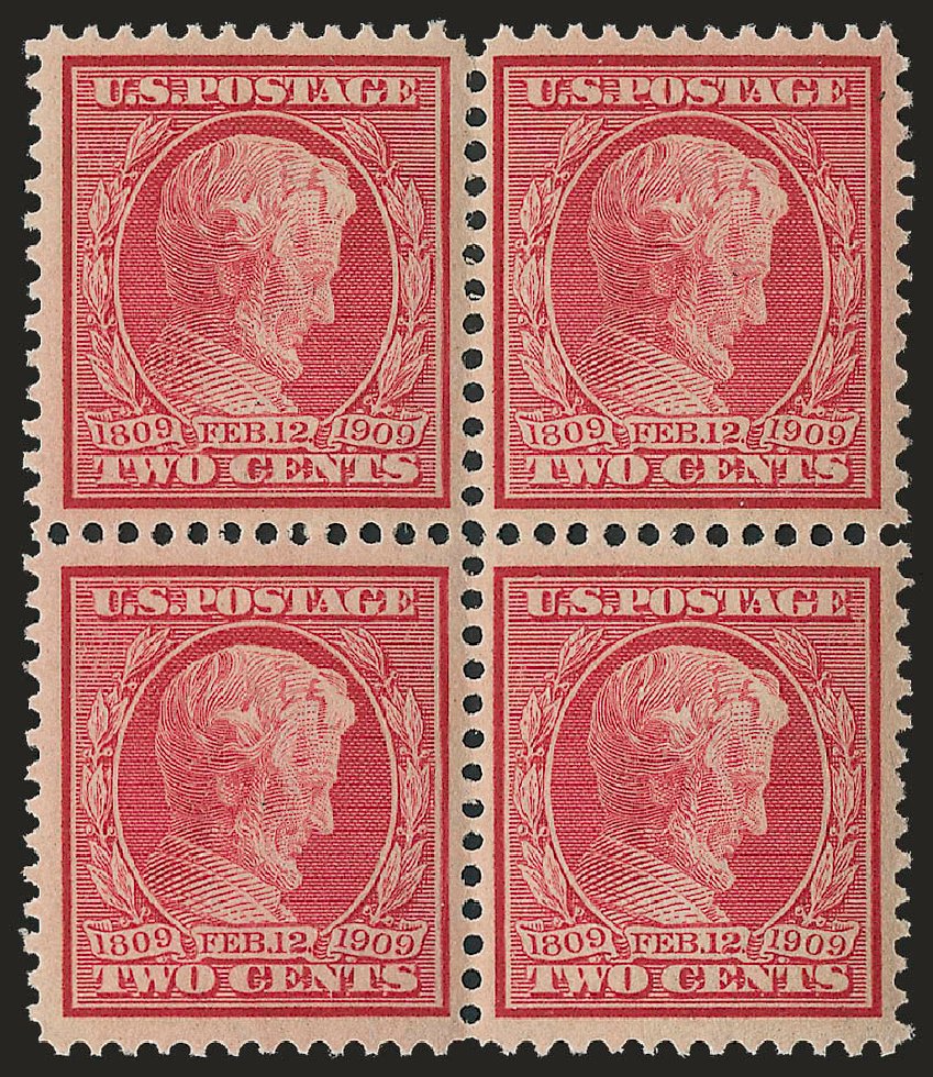 Costs of US Stamp Scott Cat. 369: 2c 1909 Lincoln Bluish Paper. Robert Siegel Auction Galleries, Apr 2010, Sale 984, Lot 821
